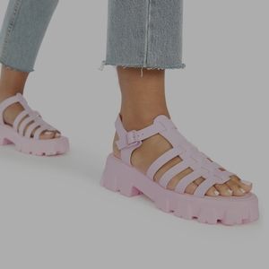 ZOEY GLADIATOR SANDAL, Size 8, Pink Color